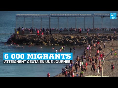 Espagne : près de 6 000 migrants atteignent Ceuta depuis le Maroc en une journée