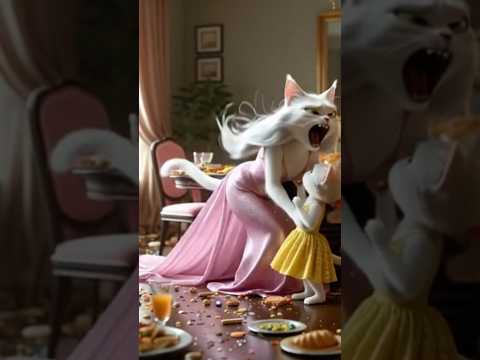 😱Her Tears Said It All 😭💔 #cat #funny #meow #ai #catstory #animation #aiart