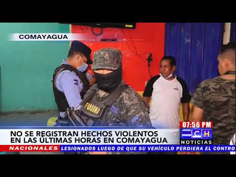 ¡Por diferentes faltas! 96 personas capturadas en el departamento de Comayagua, reporta policía
