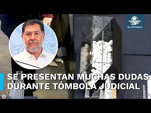 “Todos estamos aprendiendo, de aquí a la Lotería Nacional”: Noroña durante sesión de insaculación