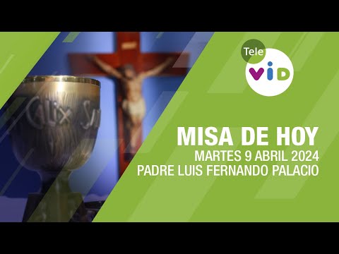 Misa de hoy  Martes 9 Abril de 2024, Padre Luis Fernando Palacio #TeleVID #MisaDeHoy #Misa
