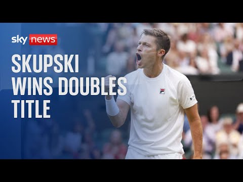 Britain's Neal Skupski wins Wimbledon men's doubles title