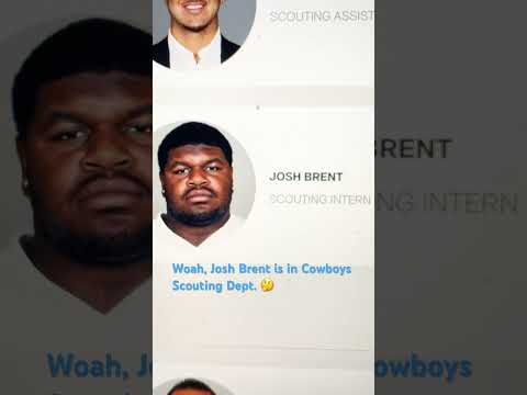 Dallas Cowboys former player Josh Brent working in the scouting
department #dallascowboys
