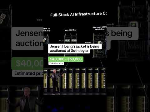 Nvidia CEO Jensen Huang’s jacket might auction for $40,000 - $60,000. Now that’s a CEO uniform!