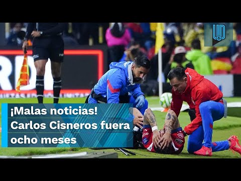 Carlos Cisneros se pierde la Final de la Liga MX por una grave lesión