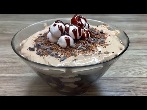 Chocolate Dream Trifle #QuickChocolateDessert