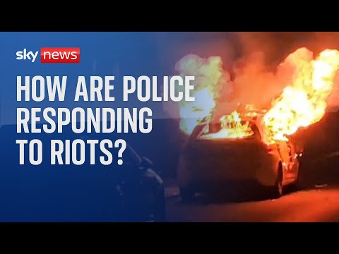 Talks of terror charges, civil war and further disorder: How are police responding to the UK riots?