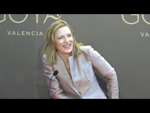 Cate Blanchet, estrella y no diva, primer Goya Internacional