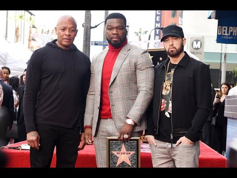 50 Cent Receives a Star on The Hollywood Walk of Fame (Featuring Eminem & Dr. Dre)