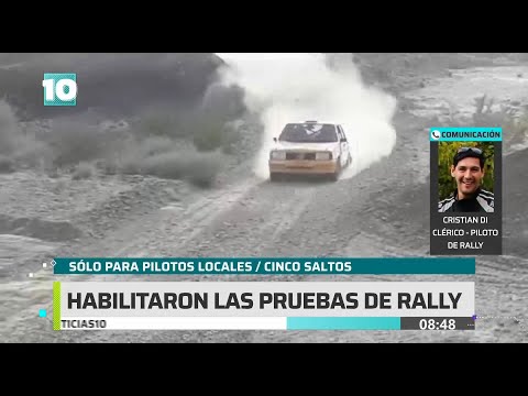 #Noticias10 | Volvieron las pruebas de rally en Cinco Saltos