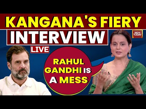 Kangana Ranaut Exclusive Interview LIVE: Kangana's Big Attack On Rahul Gandhi | India Today LIVE