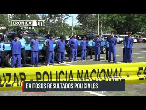 Desarticulan banda delincuencial en Nicaragua