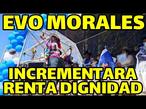 MENSAJE DE EVO MORALES DONDE FUE OVACIONADO Y LE PIDEN QUE POSTULE PRESIDENCIA DE BOLIVIA..