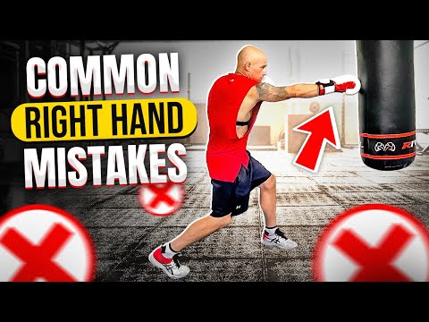 Right Hand Mistakes in Boxing | Rear Punch Mistakes #punching #righthand