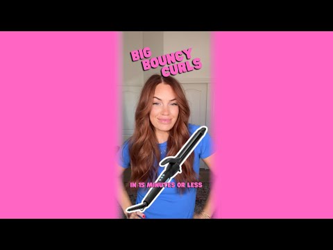 15-Minute Big, Bouncy Curls/Waves Tutorial