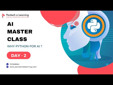 Day 2 Why python for AI ? | 30 Days Free Master Class  on #AI #pantechelearning #aicourse #pantech