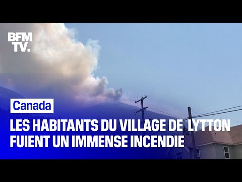 Canada: les habitants de Lytton fuient un incendie gigantesque dû aux fortes chaleurs