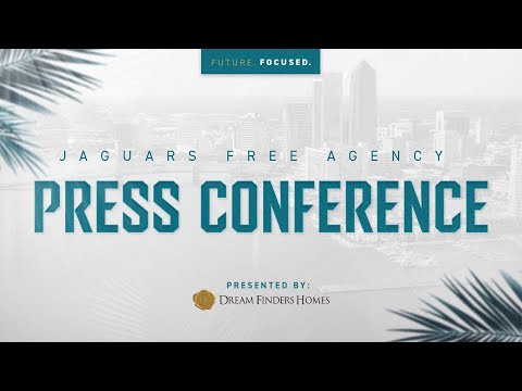 2022 Free Agency | Introductory Press Conference | Jacksonville Jaguars video clip