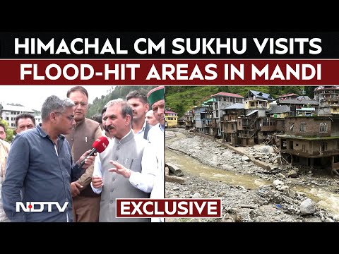 Himachal Rains | "Loss Of Rs 700-800 Crore": Himachal CM To NDTV As He Visits Flood-Hit Areas