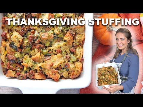 Homemade Thanksgiving Stuffing - The Easiest Recipe!