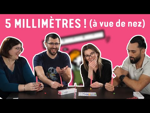 🤏 On évalue la taille de nos bâtonnets (à 5 Millimètres près) !