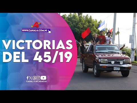 Ministerio del Interior realiza diana en Managua en celebración de las victorias del 45/19