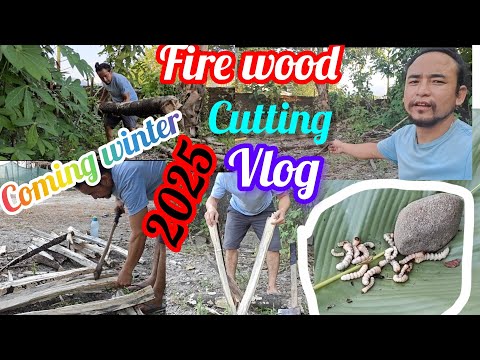 Lakadi kaatne Wala Dekho🪓/How to cutting fire 🔥 wood// 