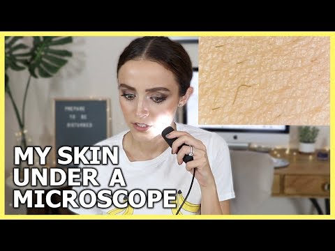 TRYING TO LOOK AT MY MAKEUP UNDER A MICROSCOPE  (FAIL)