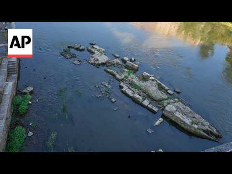 Roman emperor Nero’s Bridge resurfaces as Rome faces a water crisis