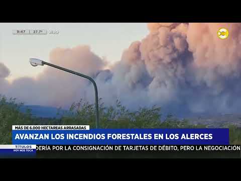 Alarma por incendios forestales en el parque Nacional Nahuel Huapi ? HNT a las 8 ? 06-02-24