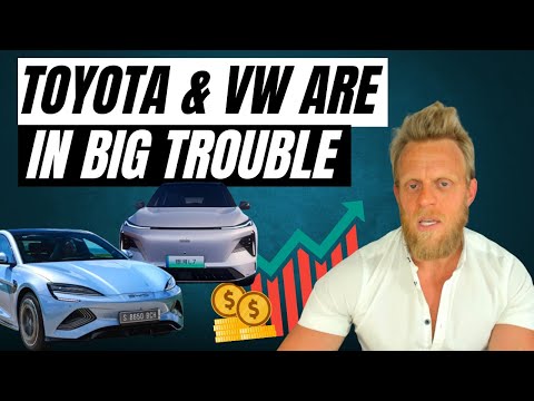 Toyota & VW sales fall to record lows in China while BYD + Geely skyrocket