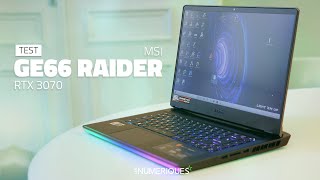 Vido-Test : Test MSI GE66 Raider : un PC gaming presque parfait !