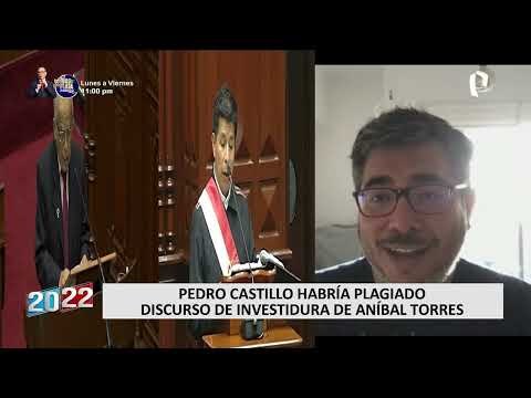 Revelan que Pedro Castillo plagió discurso que brindó en el Congreso de la República