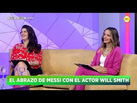 El abrazo de Messi con el actor Will Smith ? HNT con Nacho Goano ? 22-02-24