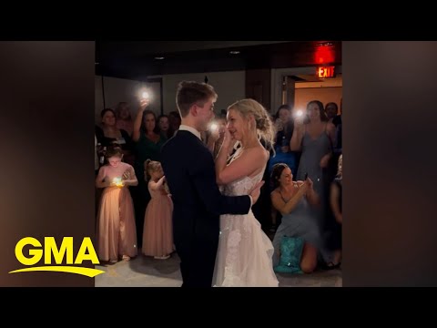 The story behind viral video of wedding dance during tornado evacuation