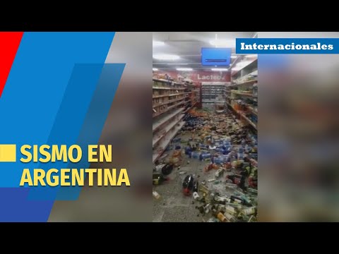Sismo de 6,4 grados con 50 réplicas hace temblar a Argentina