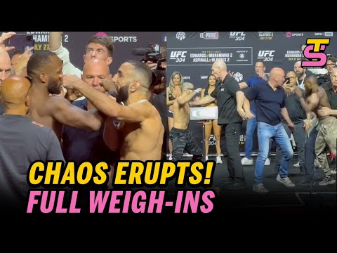 CHAOS AT WEIGH-INS! – UFC 304 FINAL FACEOFFS REACH BOILING POINT