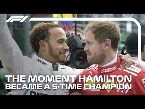 Lewis Hamilton Wins Fifth World Title | 2018 Mexican Grand Prix