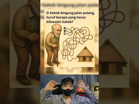 KASIHAN KAKEK INI BINGGUNG JALAN PULANG MANAKAH JALAN YANG HARUS DIA LEWATIN😱