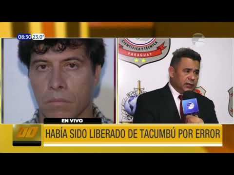 Recapturan a violador serial que fue liberado ''por error'' de Tacumbú