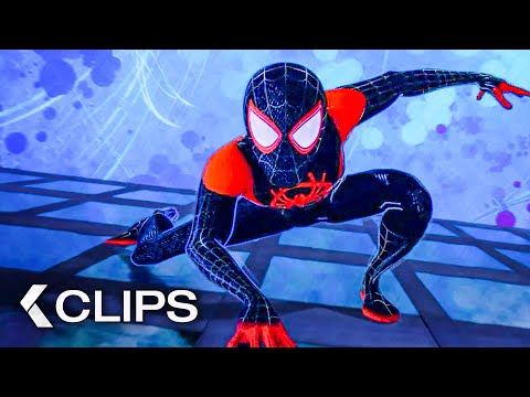 Spider-Man: Into The Spider-Verse - 10 Minutes Action Scenes Compilation 🔥