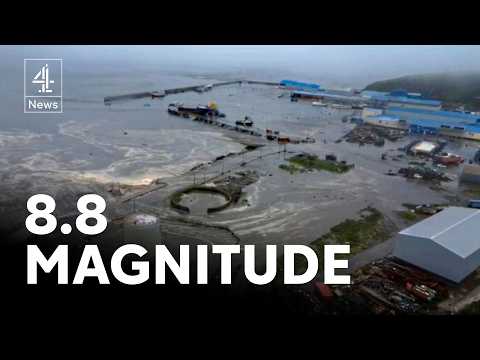 Tsunami warnings issued after 8.8 magnitude earthquake near Russia