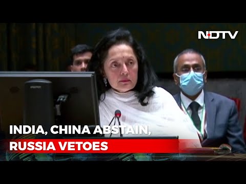 Russia Vetoes UN Bid Against Ukraine Annexations, China, India Abstain From Voting