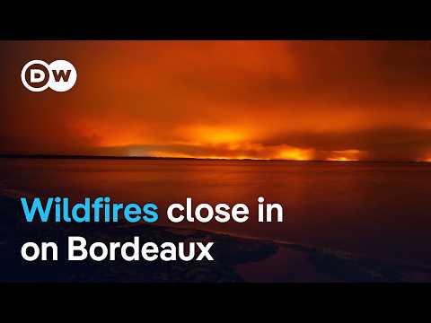 Pressure grows on residents of southern French city to flee wildfires | DW News