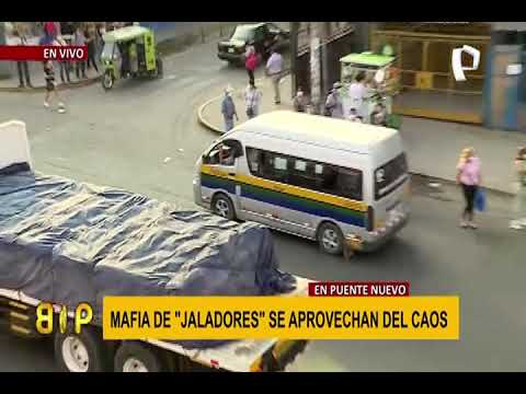 Mafias de 'jaladores' aprovechan caos para cobrar cupos en Puente Nuevo