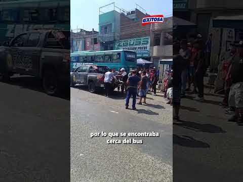 🔴🔵 Di#p4r4n contra bus de la empresa de transporte interprovincial ZBuss, en Independencia