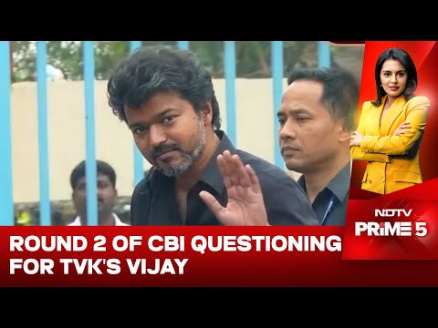 Karur Stampede | Round 2 Of CBI Questioning For TVK's Vijay, Officials Say No Clean Chit Yet
