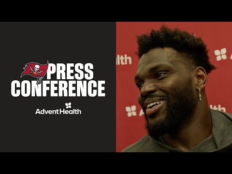 Shaq Barrett & Tristan Wirfs Talk Playoff Push | Press Conferences | Tampa Bay Buccaneers