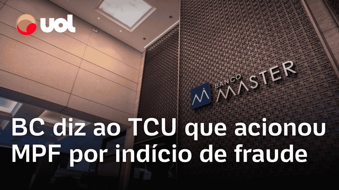 BC diz ao TCU que acionou MPF por indício de fraude do Master com Reag