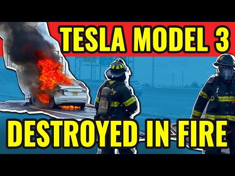Tesla Model 3 Burns Up In New Jersey. Are EVs More Prone To Catch Fire?